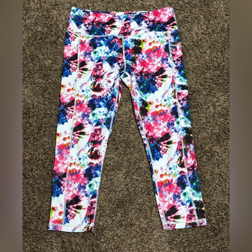 Constantly Varied Gear Multicolor Tie-Dye Capri Leggings